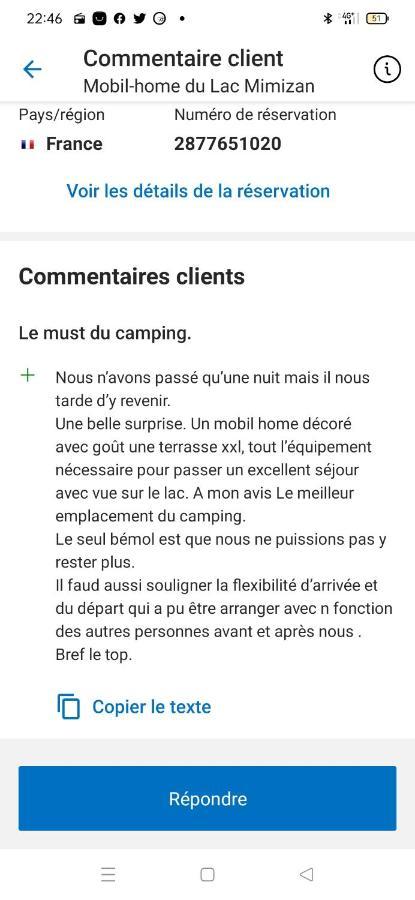 Mobil-Home Du Lac Mimizan Aureilhan  المظهر الخارجي الصورة